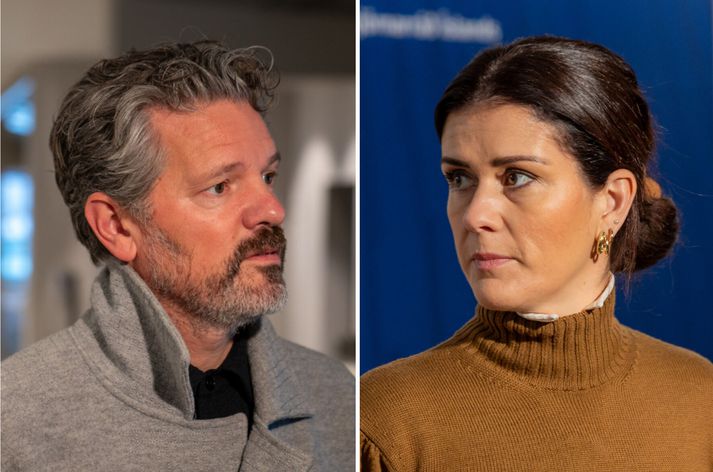 Dagur B. Eggertsson og Þórdís Kolbrún R. Gylfadóttir fóru með hlaðvarpið Flekaskil í loftið í dag.