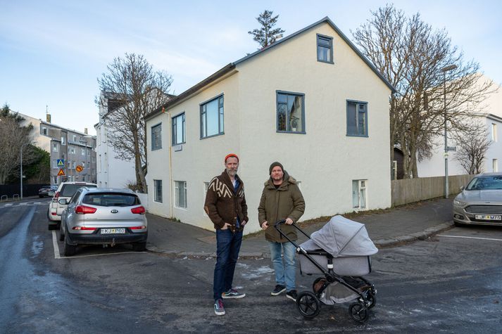 Árni Björn Helgason og Grímur Hákonarson eru meðal íbúa sem berjast gegn uppbyggingu á horni Holtsgötu og Brekkustígs í vesturbæ Reykjavíkur.  