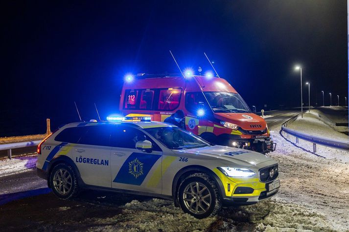 Reykjanesbraut hefur verið lokað vegna slyssins. Myndin tengist fréttinni ekki beint.