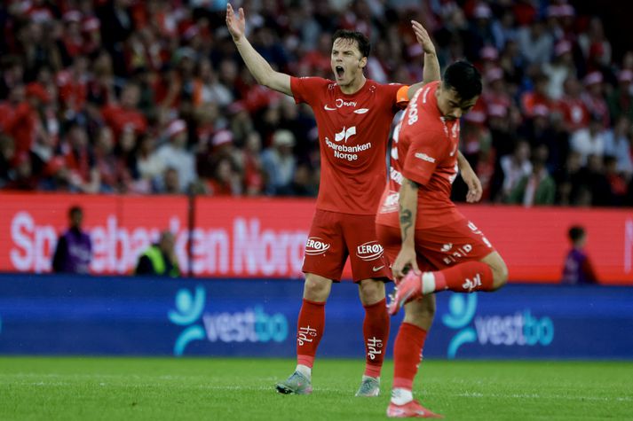 Felix Horn Myhre og félagar í Brann eru komnir í riðlakeppni Evrópudeildarinnar.