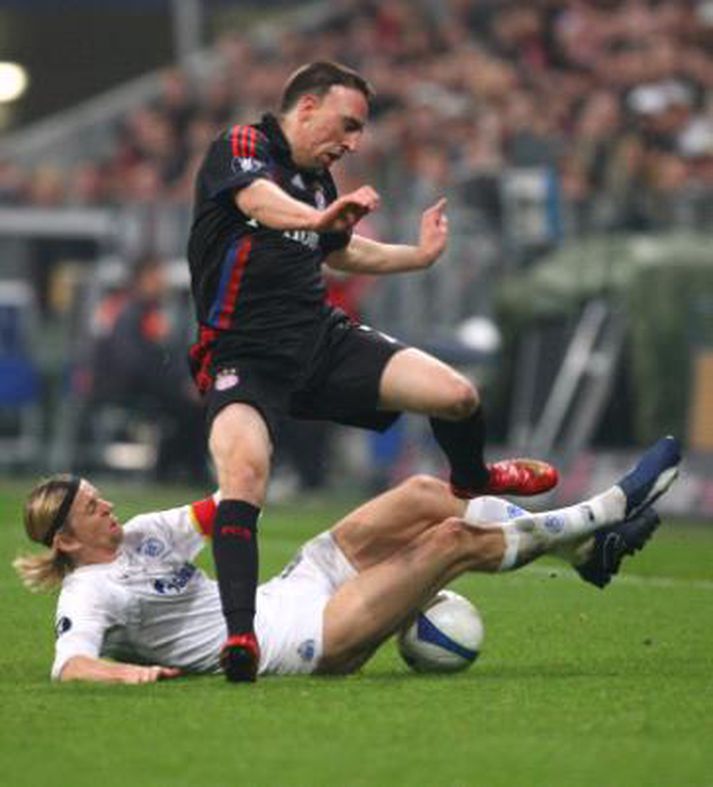 Úr leik Bayern og Zenit.