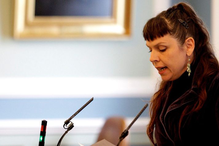 Birgitta Jónsdóttir fór til Bandaríkjanna í gær.