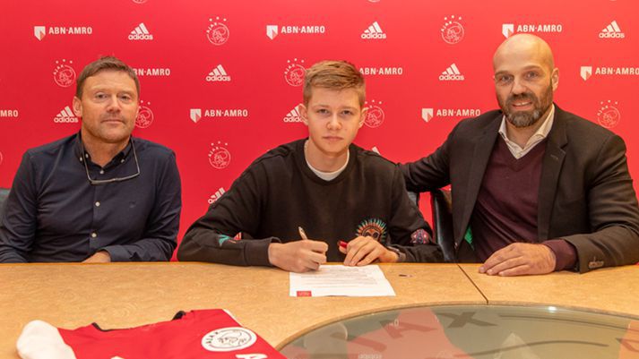 Kristian skrifaði undir hjá Ajax í janúar