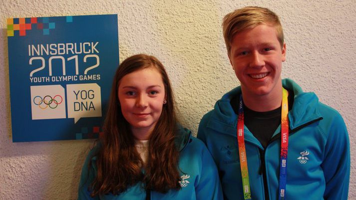 Helga María Vilhjálmsdóttir og Jakob Helgi Bjarnason.