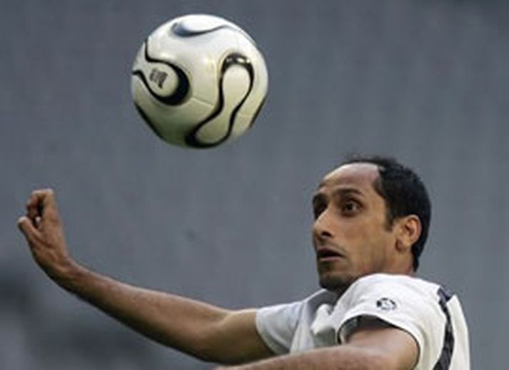 Sami al-Jaber á æfingu í Þýskalandi