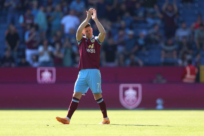 Jóhann Berg Guðmundsson lék sinn síðasta leik fyrir Burnley í dag.