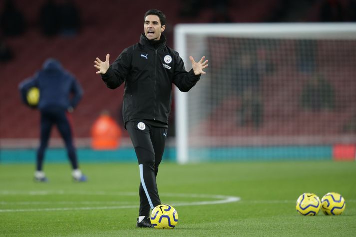 Arteta hefur verið aðstoðarmaður Peps Guardiola síðan hann tók við Manchester City 2016.