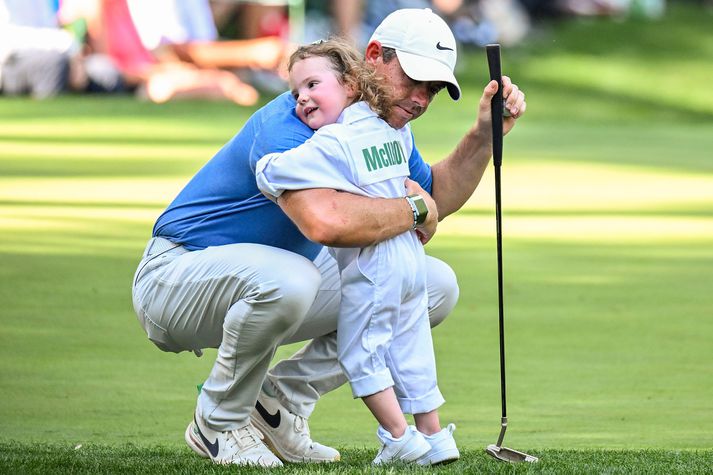 Rory McIlroy fékk góð ráð frá þriggja ára dóttur sinni.