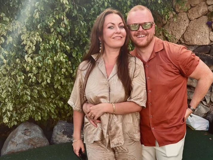 Bolli og Berglind fagna tíu ára sambandafmæli sínu í dag.