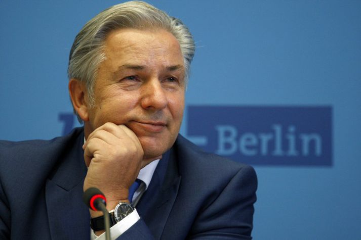 Klaus Wowereit tók við embætti borgarstjóra Berlínar árið 2001.