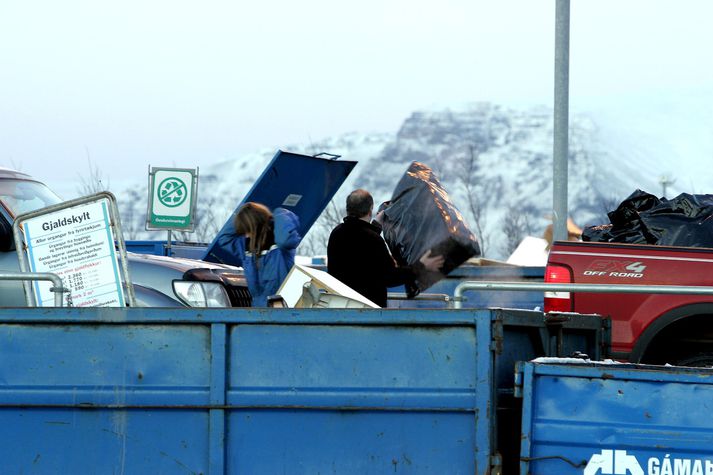 Ekki vilja allir viðskiptavinir hlíta reglum Sorpu. 