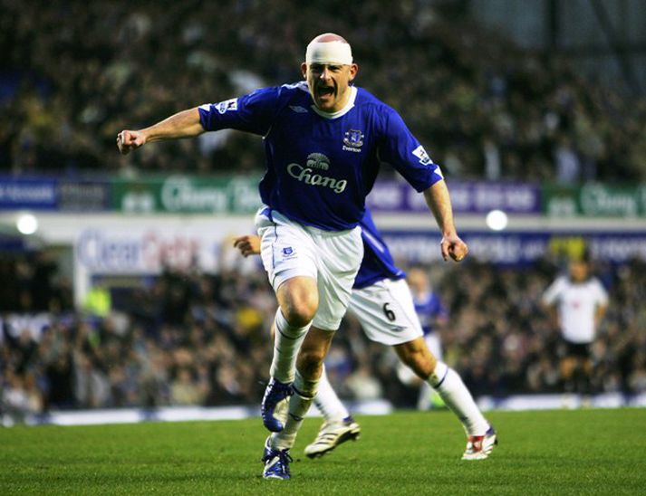Lee Carsley fagnar jöfnunarmarki sínu