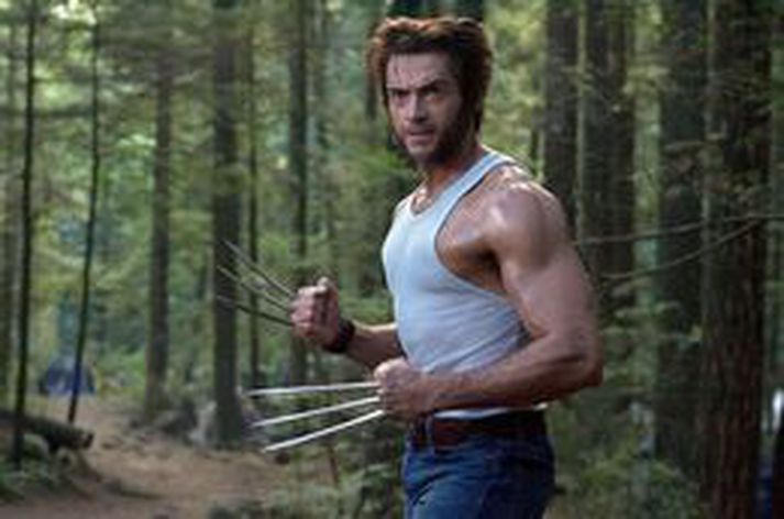Hugh Jackman fer með aðalhlutverkið í Wolverine, sem er byggð á einni af þekktustu persónunum í X-Men-myndunum.