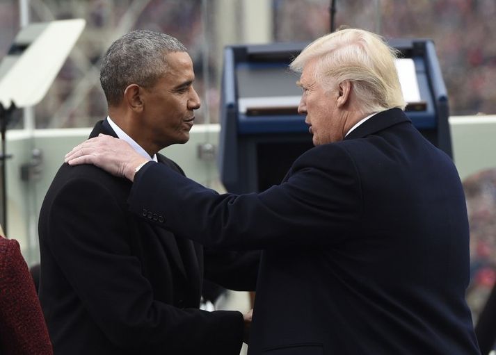 Barack Obama og Donald Trump