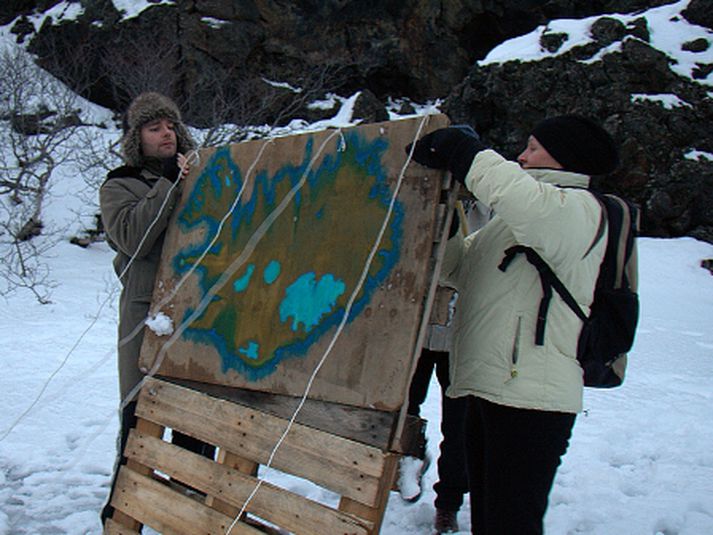Ísland reist við í Dimmuborgum fyrr í dag.