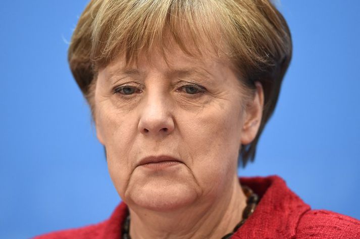 Angela Merkel Þýskalandskanslari er formaður Kristilegra demókrata.