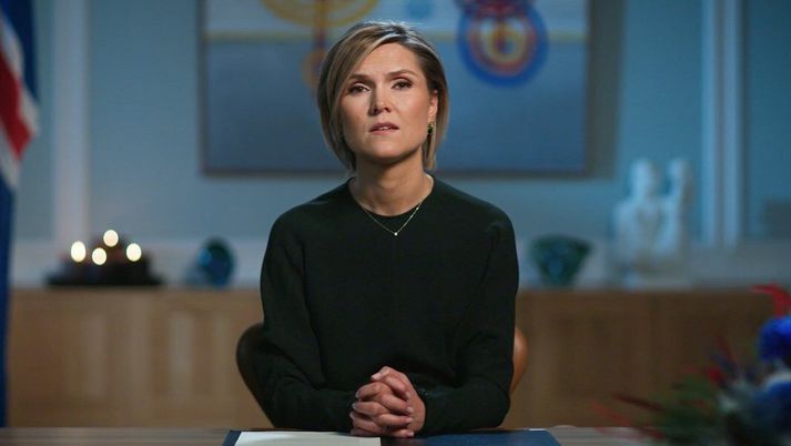Kristrún Frostadóttir flutti sitt annað áramótaávarp sem forsætisráðherra í gær.