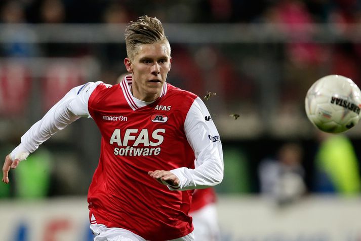 Aron Jóhannsson í leik með AZ Alkmaar.