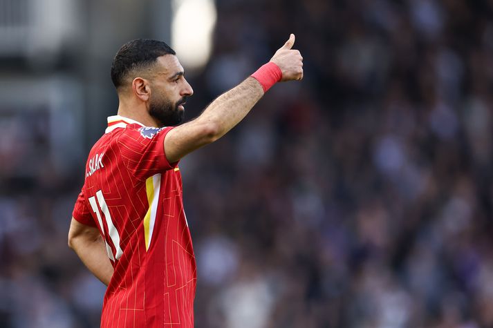 Aðeins tveir leikmenn, Ian Rush og Roger Hunt, hafa skorað fleiri mörk fyrir Liverpool en Mohamed Salah.