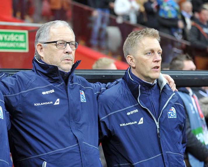 Lars og Heimir stýra sínum síðustu leikjum saman á EM.