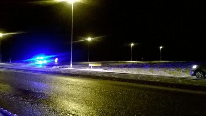 Biskupstungnabraut var lokað í kjölfar slyssins.