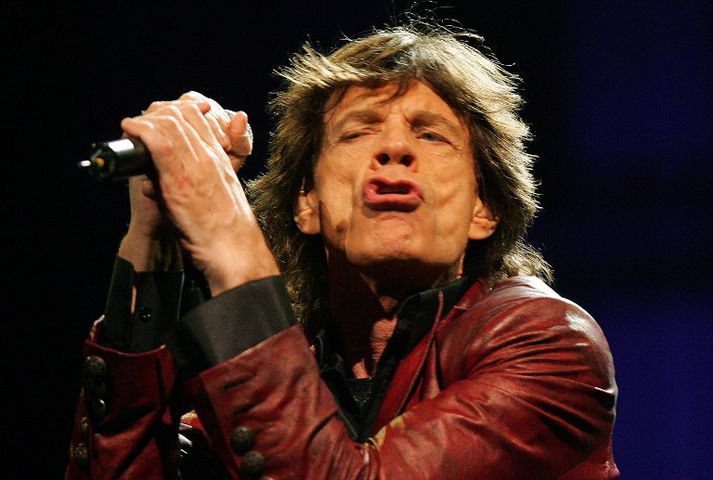 Mick Jagger, söngvari The Rolling Stones.
