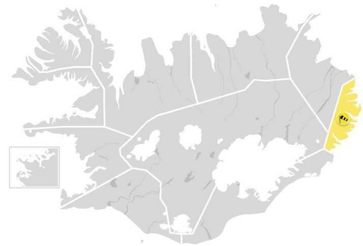 Viðvörunin tekur gildi klukkan 10 í fyrramálið.