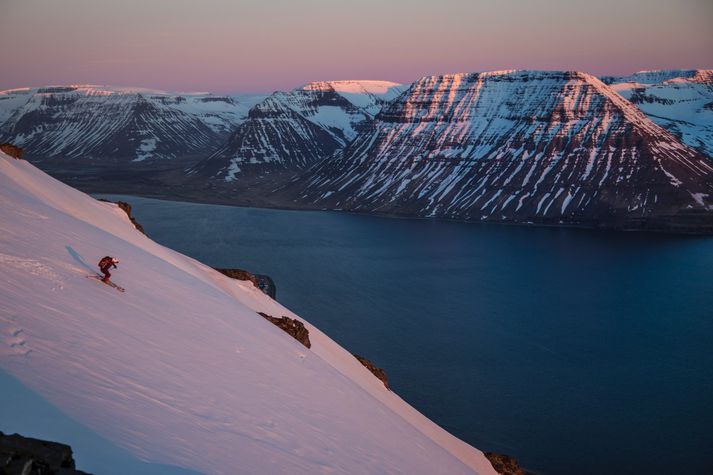 Ýmislegt er hægt að finna sér til dundurs við Flateyri.