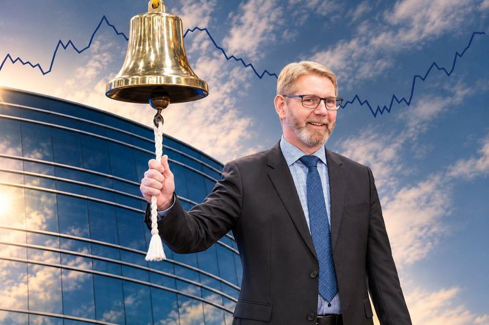 Hjörtur Erlendsson, forstjóri Hampiðjunnar, en hlutabréfaverð félagsins hefur verið undir þrýstingi um nokkurt skeið samhliða ytri áskorunum í rekstrarumhverfinu. 
