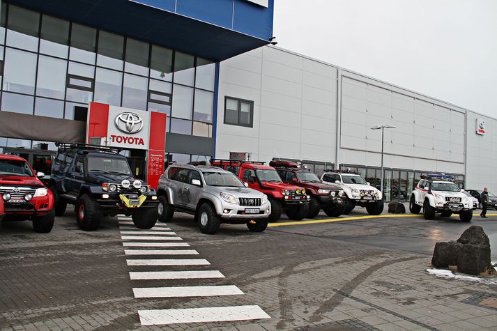 Mikið úrval breyttra jeppa verða til sýnis á bílasýningu Toyota