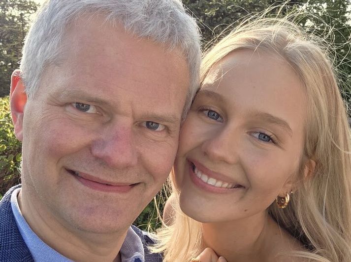 Birgir og Eva á góðum degi. 