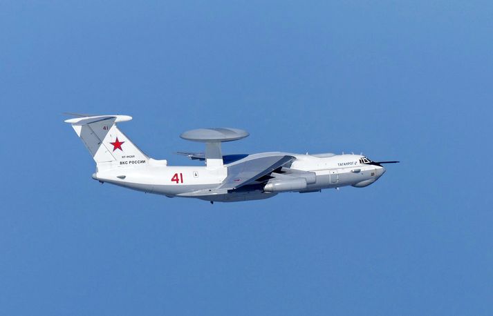 Rússneska vélin var af gerðinni Beriev A-50. Myndin er úr safni.