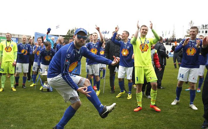 Daníel fór á kostum eftir að Stjarnan tryggði sér Íslandsmeistaratitilinn í Kaplakrika.