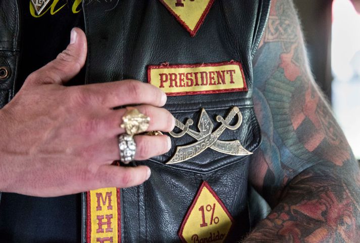 Michael Rosenvold var forseti Bandidos í Evrópu.