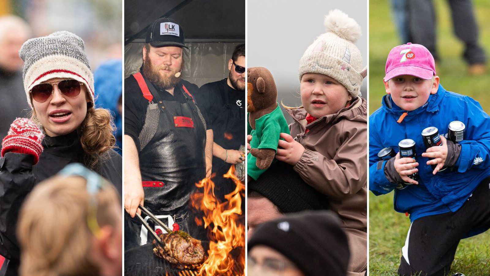 Myndir frá Sel­fossi þar sem Bylgjulestin var í beinni