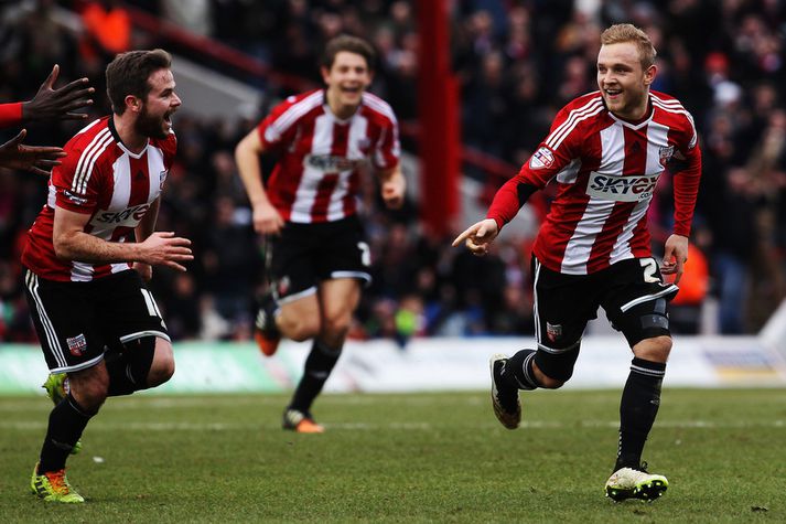 Brentford-liðar voru frábærir í gærkvöldi.