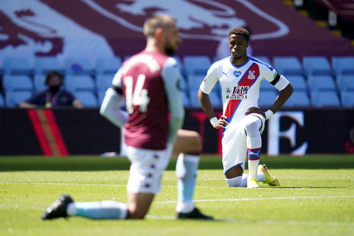 Zaha fékk viðurstyggileg skilaboð frá stuðningsmanni Aston Villa.