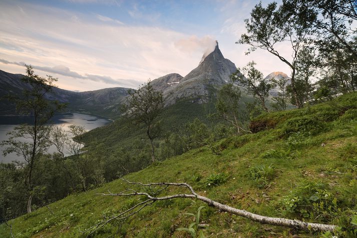Úr Týsfirði í Norður-Noregi.