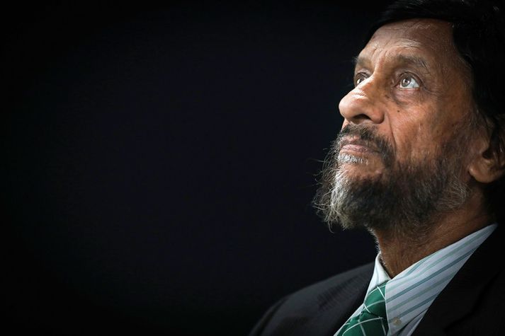 Pachauri stýrði vísindanefnd SÞ um loftslagsbreytingar í þrettán ár.