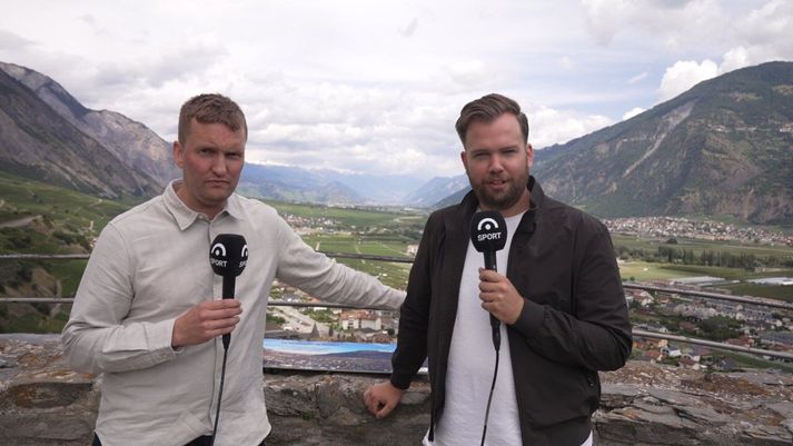 Sindri, Aron og Anton Brink hafa lent í ýmsu síðustu daga. 