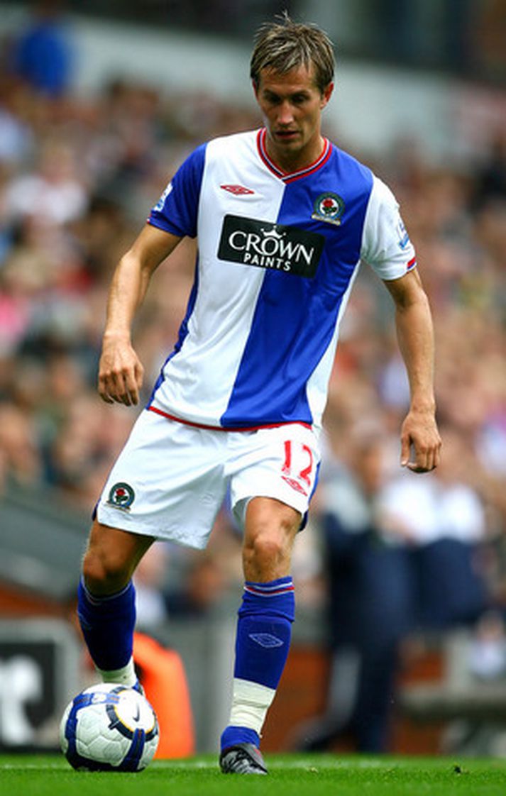 Morten Gamst Pedersen í leik með Blackburn.