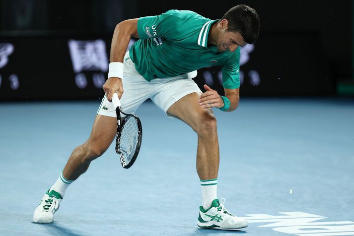 Novak Djokovic og annað tennisfólk verður að spara klósettferðir sínar og vera snögg að klára.