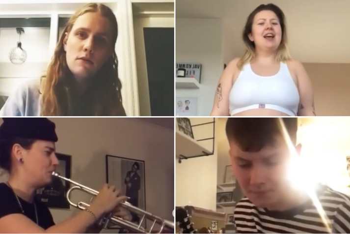 Mikið fjör í kringum Daða Frey hjá sænskum áhrifavöldum.