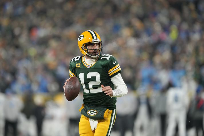Aaron Rodgers hefur spilað sinn síðasta leik í grænni treyju Green Bay Packers.