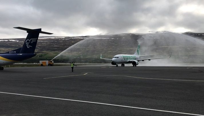 Hollenska ferðaskrifstofan Voigt bauð meðal annars upp á flug milli Akureyrar og Rotterdam með hollenska flugfélaginu Transavia síðastliðið sumar.