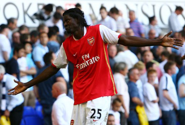 Emmanuel Adebayor hefur slegið í gegn hjá Arsenal á tímabilinu.