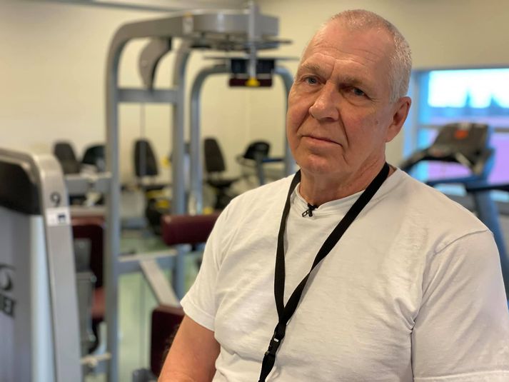 Kristinn Bjarnason, 66 ára smiður, er að ljúka endurhæfingu á Reykjalundi vegna Covid-19.