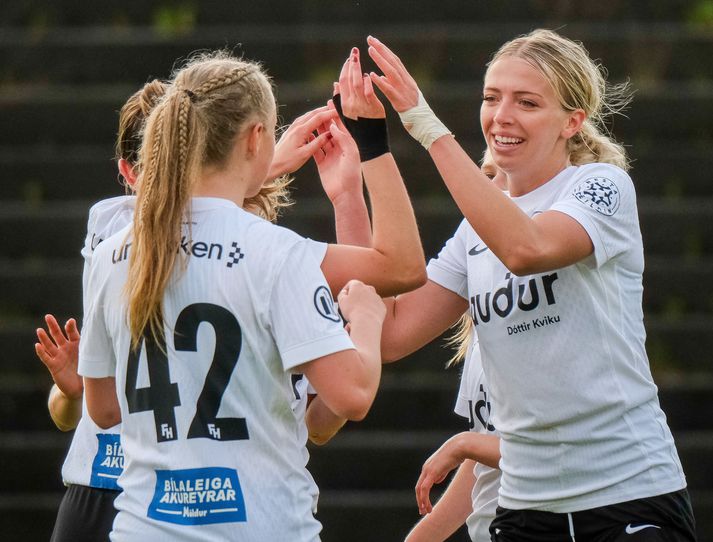 Ída Marín Hermannsdóttir raðaði inn fimm mörkum gegn Þrótti í gærkvöld.