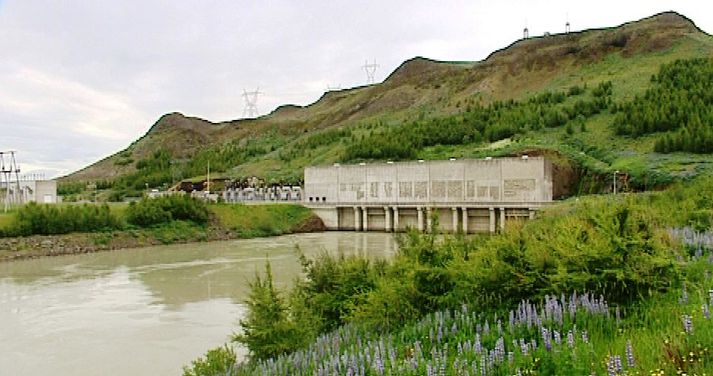Búrfellsvirkjun.