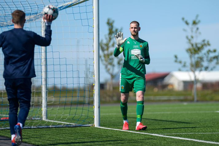 Ólafur Íshólm hefur verið frábær í marki Fram í sumar. Hann á enn eftir að fá á sig mark á útivelli.